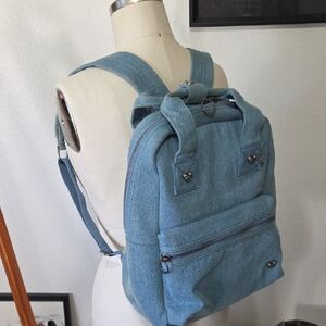 Disney Light Blue Denim Backpack